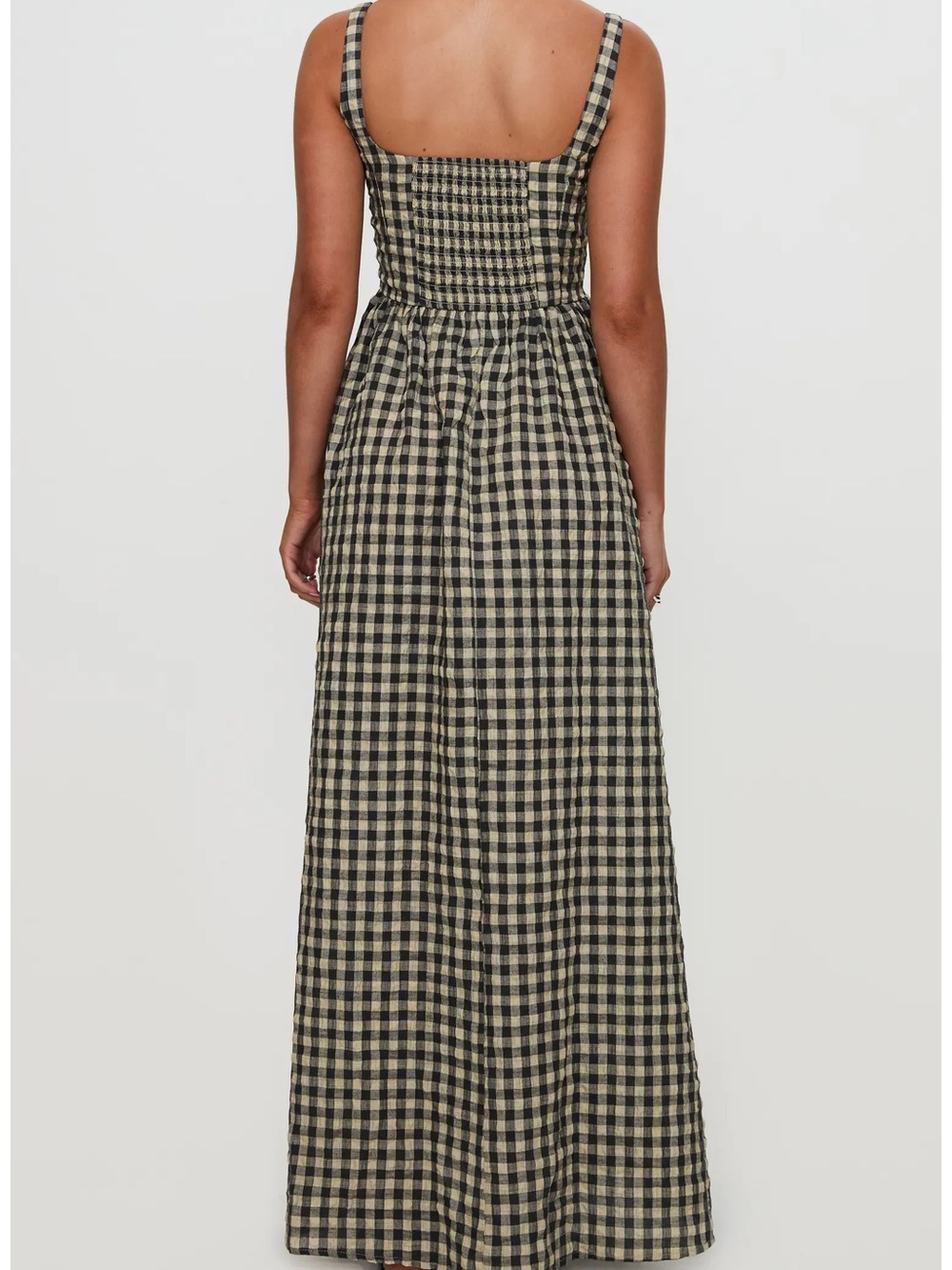Princess Polly Classic Gingham Square-Neck Maxi Dress - Picture 2 of 3